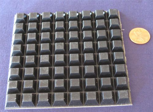 3m bumpon self- adhesive black rubber feet ( 64 pcs ) for sale