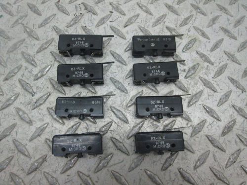 Honeywell micro switch basic switch bz-rlx lot of 8 for sale