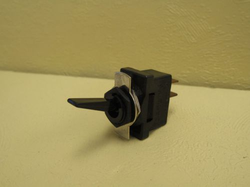 CARLING ON / OFF TOGGLE SWITCH BLACK 5A 250VAC (#4230-3611)