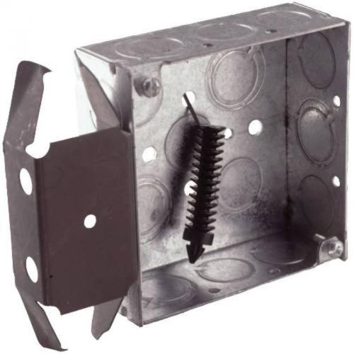Hubbell square box 4&#034; box-loc bracket tko knockouts 1-1/2&#034; deep 227 outlet boxes for sale