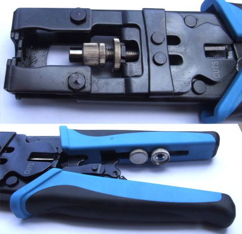 Compression pliers clamp for f bnc rca crimping tool rg-58 3c rg-6 5c rg-59 4c for sale