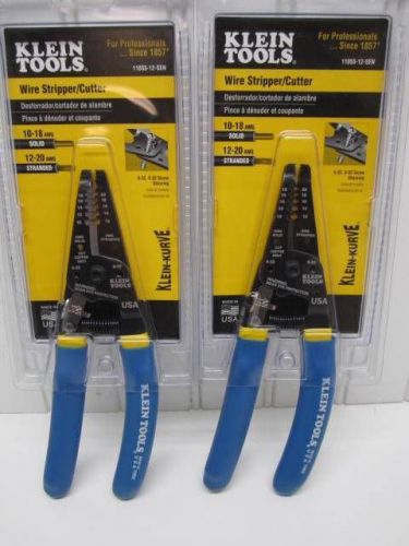 Lot of 2 KlEIN TOOLS Wire Stripper/Cutter 11055-12-SEN New in Packages N/R