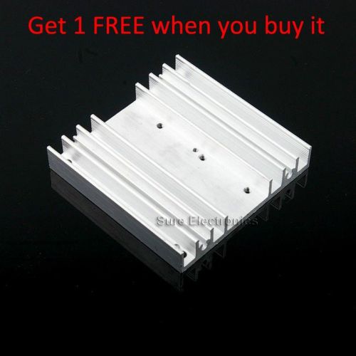 5pcs 3x3inch aluminum alloy heat sink for 1w/3w/5w/10w led silver white for sale