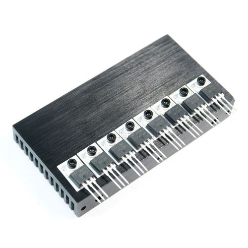 4.3x2.3inch aluminum alloy heat sink for to-220 package audio amplifier black fo for sale