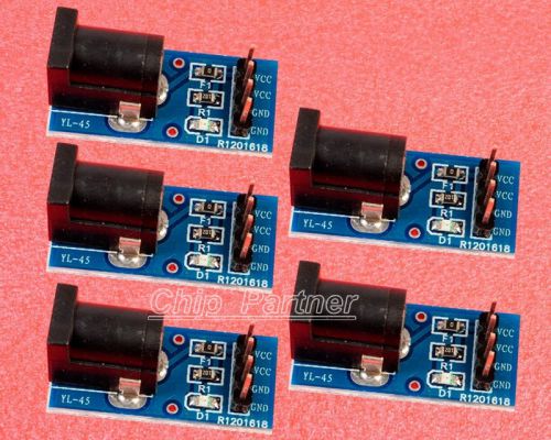 5pcs DC Power Apply Pinboard 5.5x2.1mm Adapter Plate