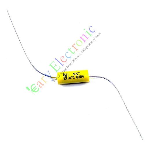 10pcs new long leads axial polyester film capacitor 0.047uf 630v tube amp radio for sale