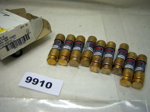 (9910) Lot of 9 Buss FRN-R-8 Fuses