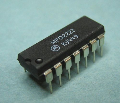 5 - Pieces Motorola MPQ2222 Quad 2N2222 Transistor Array