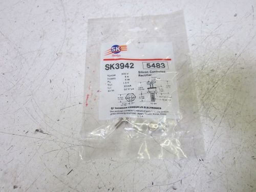 THOMASON  SK3942 CONTROLLED RECTIFIER 8A 5W 200V *NEW IN FACTORY BAG*