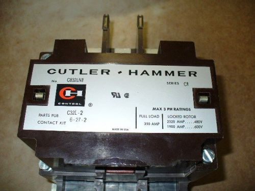 Motor starter  Cutler Hammer C832LN1 3 phase 110/120 Volt coil.