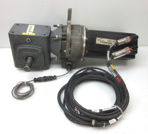 Pacific scientific dc brushless servo motor/brake/reducer 2.4kw 320vdc 10:1 for sale