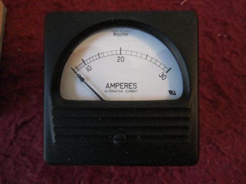 Weschler Instruments 0-30A Ammeter 409C676A33