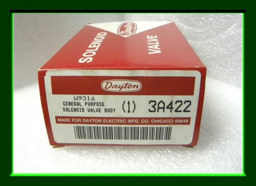 Dayton solenoid valve, 2 way, nc, 1/8 in, brass - 3a422 for sale