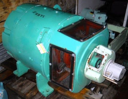 Dc motor, general electric, 125 hp, 1150/2000 rpm, 480 volts for sale