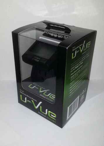 U-Vue Electricity Money Monitor US Single Socket  Black Color *BRAND NEW*