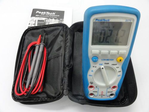 Peaktech p2175 , lcr meter, 4 1/2 digit, hanheld, 9v battery operation. for sale