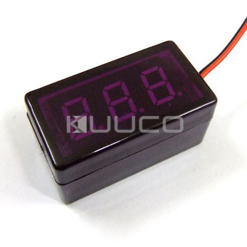 0.4&#034; red led digital voltmeter dc 1.7-25v lithium ni-mh battery power monitor for sale