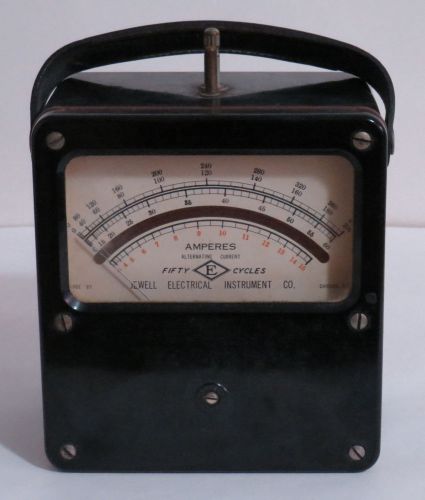 Vintage Circa 1930s Jewell AC Amperes Meter Pattern 172- NR!
