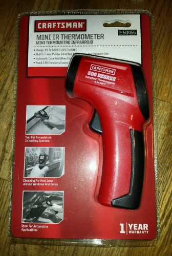 Craftsman 500 degree infrared thermometer