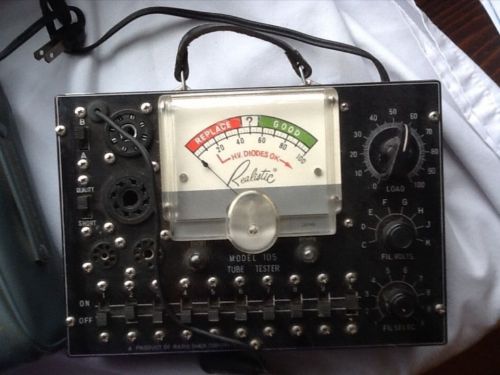 Antique Realistic model 105 tube tester