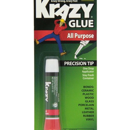 Krazy glue original crazy super glue all purpose instant repair one drop,2pcs for sale