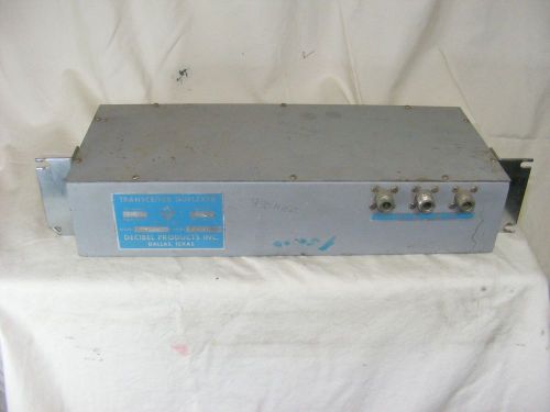 Decibel Products UHF aural STL transmit/receive diplexer