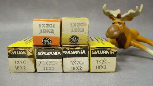1x2c / 1bx2 vacuum tubes lot of 6  ge &amp; sylvania for sale