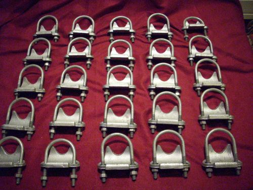 LOT OF 25 GRAINGER 3KG70  RIGHT ANGLE CONDUIT,PIPE BEAM CLAMP 1 1/2&#034; INCH,1.90&#034;