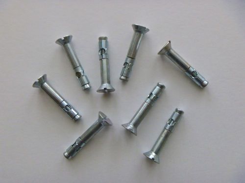 Concrete sleeve anchor 1/4&#034; x 1 1/2&#034; slotted flat head (qty.100) for sale