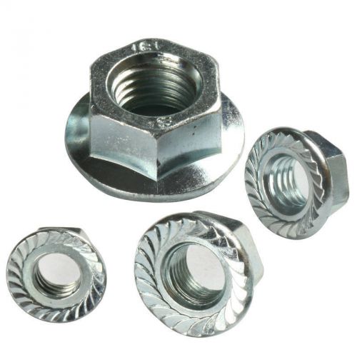 3/4-10 Flange lock nut serrated zinc (Qty 25)