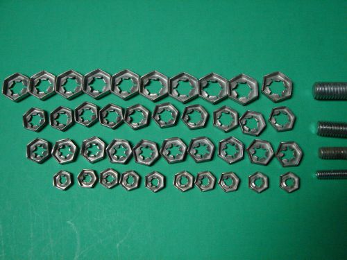 Pal-nut ~ assortment 1/8&#039;&#039;-1/4&#039;&#039;-5/6&#039;&#039;-3/8&#039;&#039; ~ hex head ~ 40 count for sale