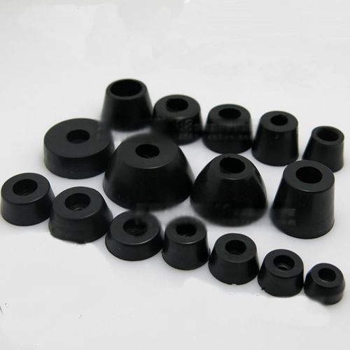 10pcs 4mm ID hole 19*15*11mm Rubber Feet Rubber pad without Steel Insert Washer