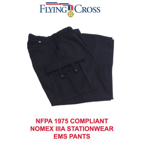 Fechheimer 94200 flying cross nfpa nomex stationwear ems cargo pants navy 32x32 for sale