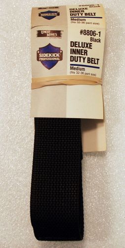 Uncle mike&#039;s 8806-1 nylon web deluxe inner duty belt w/ velcro medium 32&#034; - 36&#034; for sale