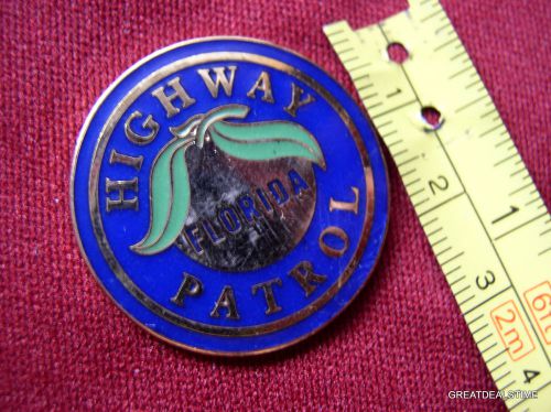 Florida fl state trooper highway patrol police proud mini patch badge pin new 1&#034; for sale