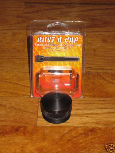 Bust A Cap Maglite D Cell Glass Breaker Police Fire EMS