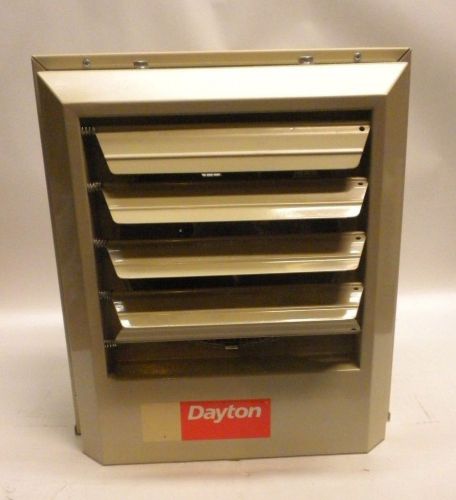 Dayton 17,000 btuh fan forced electric unit heater (2yu63) for sale