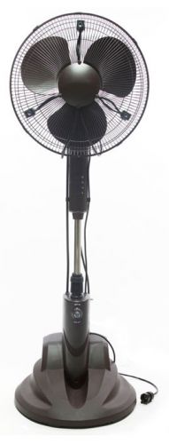 Misting fan - pedestal type - oscillating - 16&#034; - 115 volt - 3 speed - 2120 cfm for sale