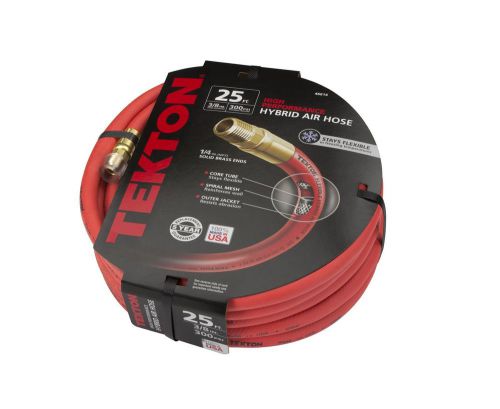 TEKTON 46614 3/8-Inch by 25-Feet 300 PSI Hybrid Air Hose with 1/4-Inch MNPT End