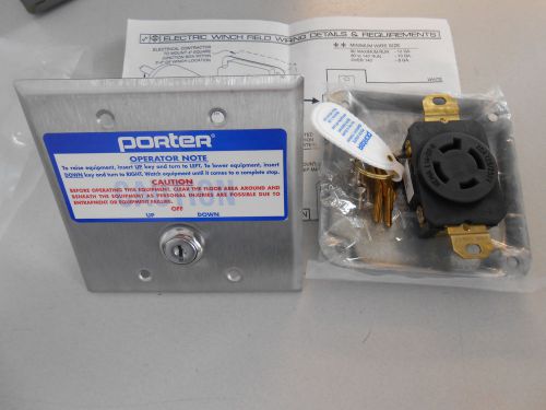 PORTER ELECTRIC WINCH FIELD FOR BB BACKSTOP &amp; DIVIDER CURTAIN HOISE SYSTEMS