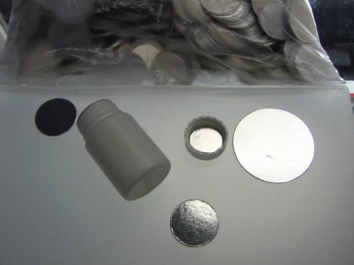 USA STOCK 89mm 800 QTY PLASTIC ALUMINUM FOIL CAP LINERS FOR INDUCTION SEALING