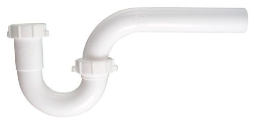 New LDR White Drain P-Trap 506B6041 1.25 or 1.5 inch Kitchen Bathroom PVC