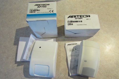 GE Security Aritech AP750 AP100PI  motion detectors PIR 2 Lot Free Ship