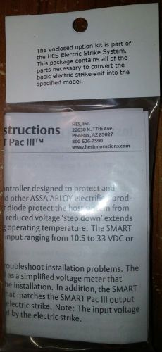 Hes assa abloy electric strike system 2005m3: smart- pac 3 accssories for sale