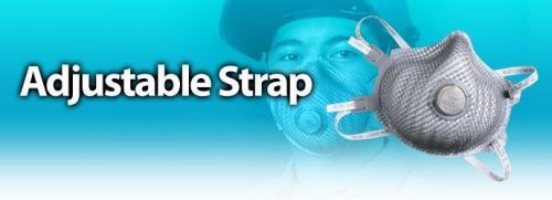 2315N99 - Moldex Particulate Respirator Mask with Adjustable Strap &amp; Valve 10ea
