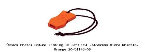 UST JetScream Micro Whistle, Orange 20-51143-08 Work Helmet