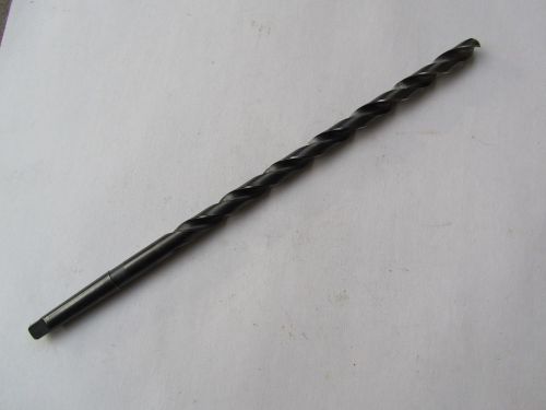 Ptd hss #2 m taper shank drill bit 11/16” x 18” oal lathe mill machining u.s.a. for sale