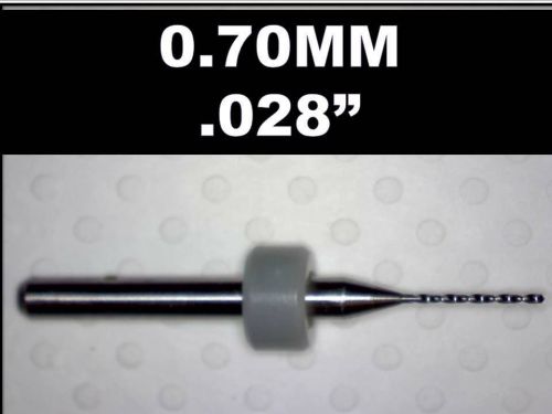.028&#034; - 0.70mm - #70 carbide drill bit - new one piece - cnc dremel pcb models for sale