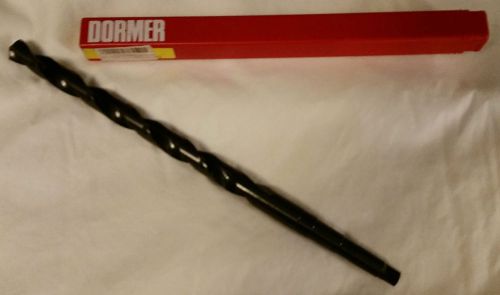 DORMER A345, High Speed Steel #1 Morse Taper, Black Oxide, 20.50mm
