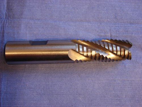 Melin tool co. hss 4 flute  3/4&#034; roughing  end mill  8% cobalt , usa for sale
